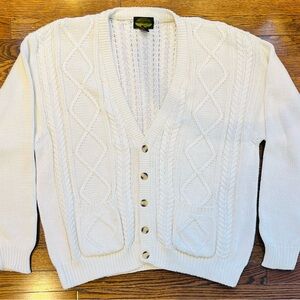 Vintage Uchino Paris Cable Knit Cardigan